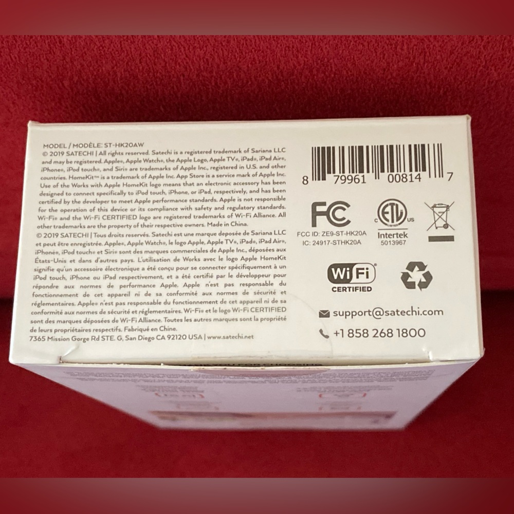 Satechi dual smart outlet; model ST-HK20AW, new in box - Picture 6 of 6